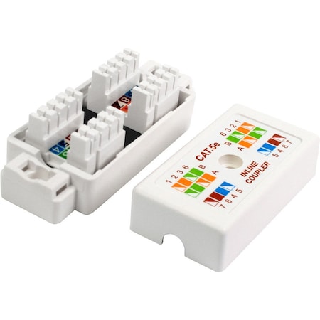 Quest Technology International Cat5E Inline Utp Coupler, 110 Idc Juction Box - Punch Down NCB-5008